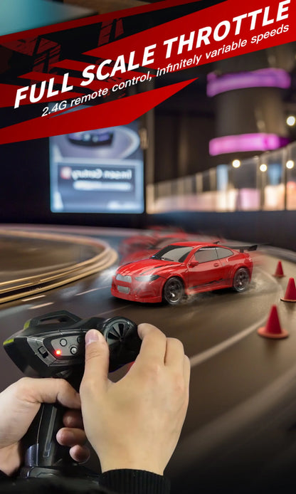 KF20 1:64 RC Drift Car — 2.4G High-Speed 4-Wheel Mini Remote Control Racing Toy for Kids