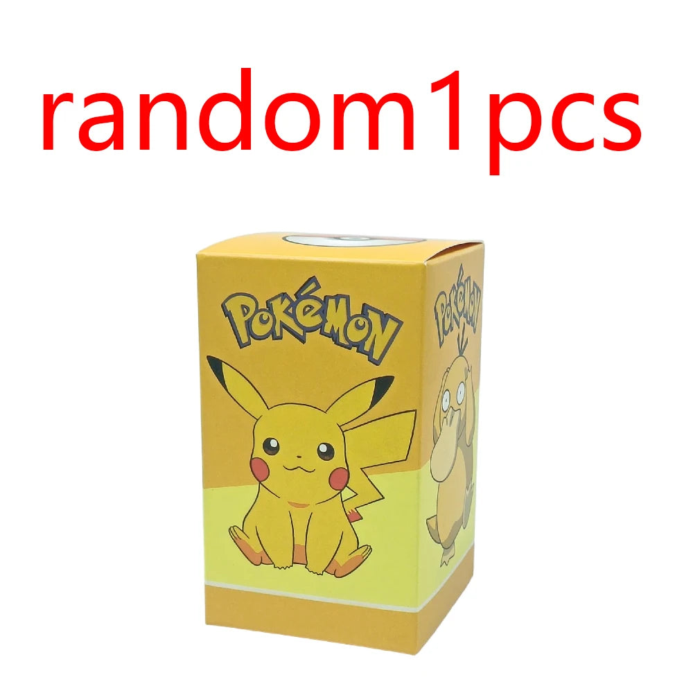6Pcs Pokémon Sleep Pose Blind Box Figures – Pikachu Kawaii Desk & Car Ornament Anime Collectible Toy Set