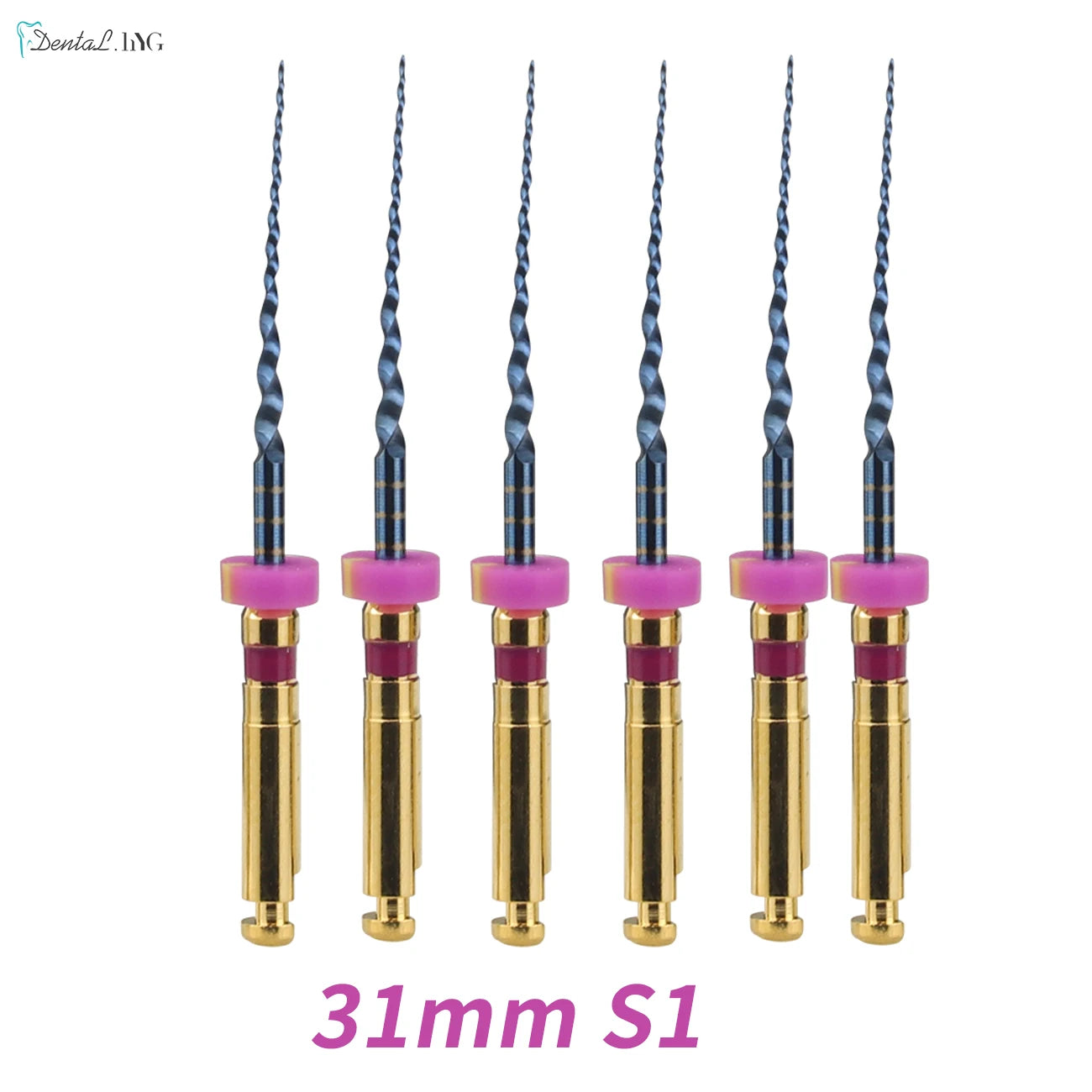 Dental SX-F3 Blue Nitinol Rotary Files – Endodontic Root Canal Engine Tool for Dentistry