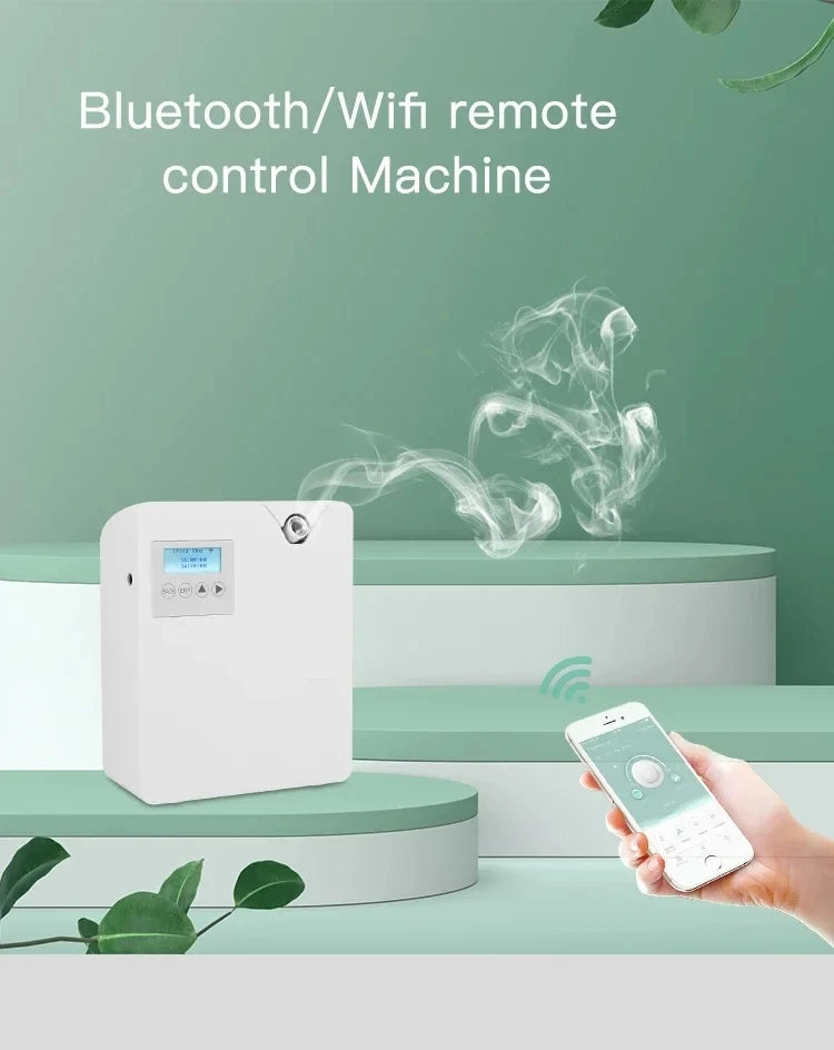 300ml WIFI-Controlled Aromatherapy Diffuser – Essential Oil Air Freshener & Smell Distributor for Home & Hotel