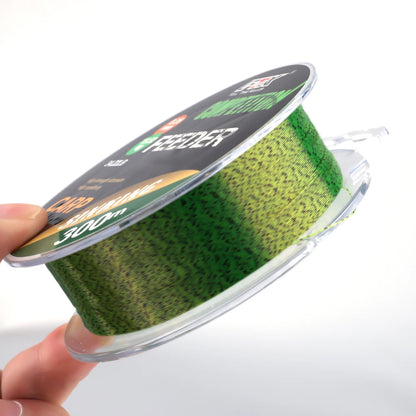 FTK 3D Invisible Carp Fishing Line Nylon Monofilament – Super Strong Fluorocarbon 150m/300m Tensile Fishing Line for Carp & Freshwater Fishing