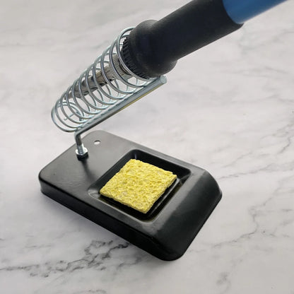 Portable Soldering Iron Stand Holder: Soldering Tin Stand with Welding Cleaning Sponge - Electric Soldering Iron Accessories