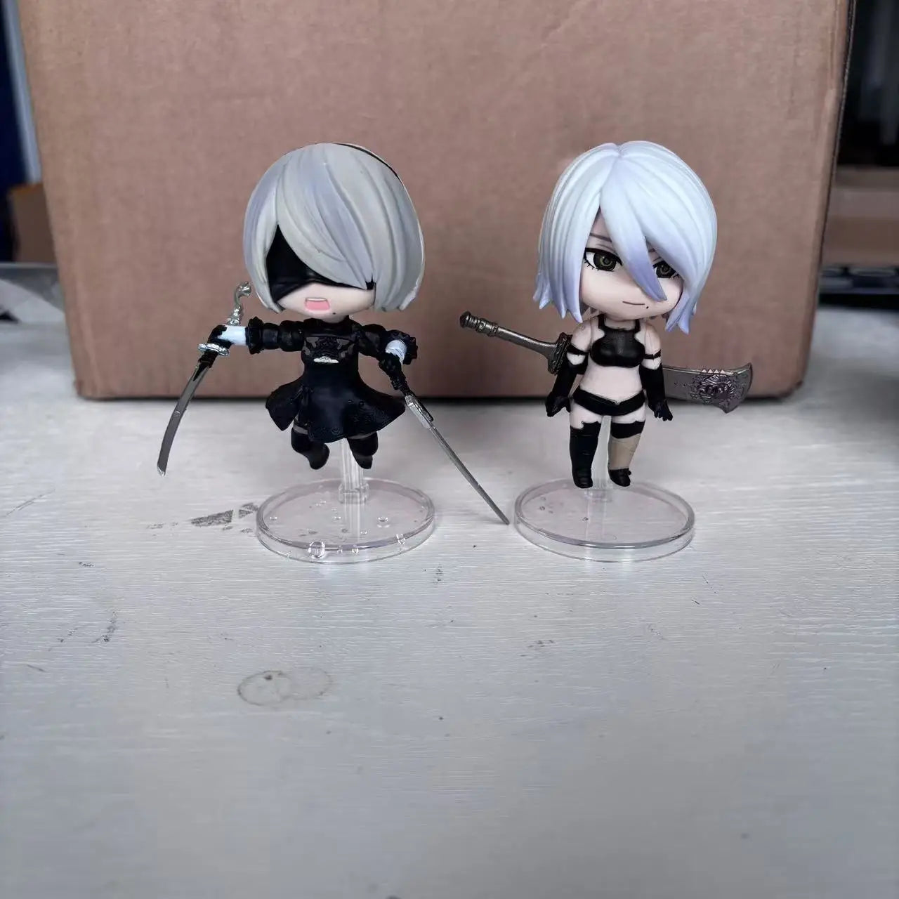 5PCS Game NieR: YoRHa Action Figures — Cute 2B & A2 Collectible Toy Set