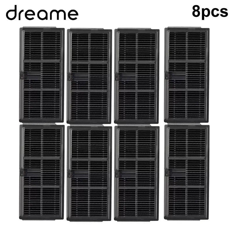 Dreame Robot Vacuum Accessories - Replacement Main Brush, Side Brush, Filter, Mop & Dust Bag for L10s Pro Ultra X30 Series