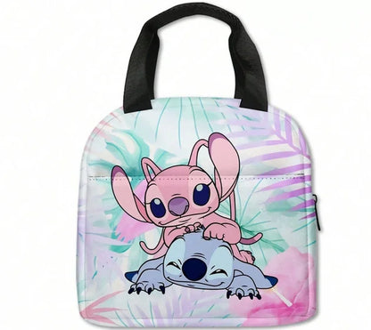 MINISO Stitch Children's Lunch Bag – Cartoon School Lunch Box Mochila, Perfect Gift for Kids