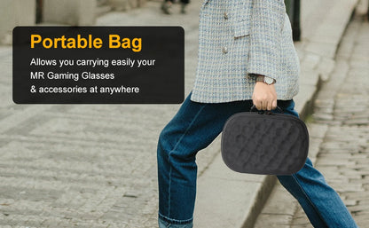 Hard Carrying Case for Meta Quest 3/3S & Oculus Quest 2 — BOBOVR / Kiwi Design Compatible Travel Storage Bag