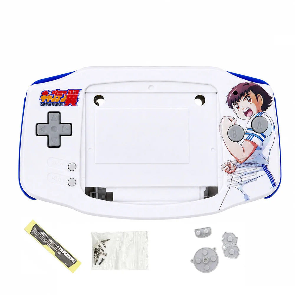 AGB IPS MAX Housing Shell Kit - Replacement Case with Buttons & Rubber Pads for 3.2-Inch GBA IPS MAX LCD