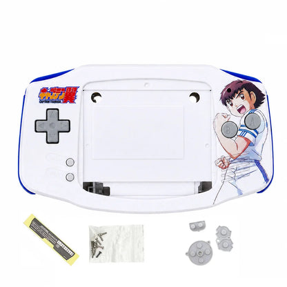 AGB IPS MAX Housing Shell Kit - Replacement Case with Buttons & Rubber Pads for 3.2-Inch GBA IPS MAX LCD