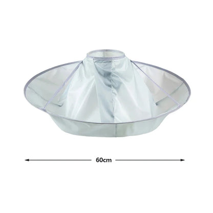 Waterproof Adult Hair Cutting Cape – Foldable Umbrella-Style Salon & Home Barber Cloak