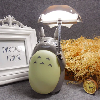 My Neighbor Totoro Cartoon LED Charging Night Light – Animal USB Table Lamp for Kids, Reading & Room Decor Gift