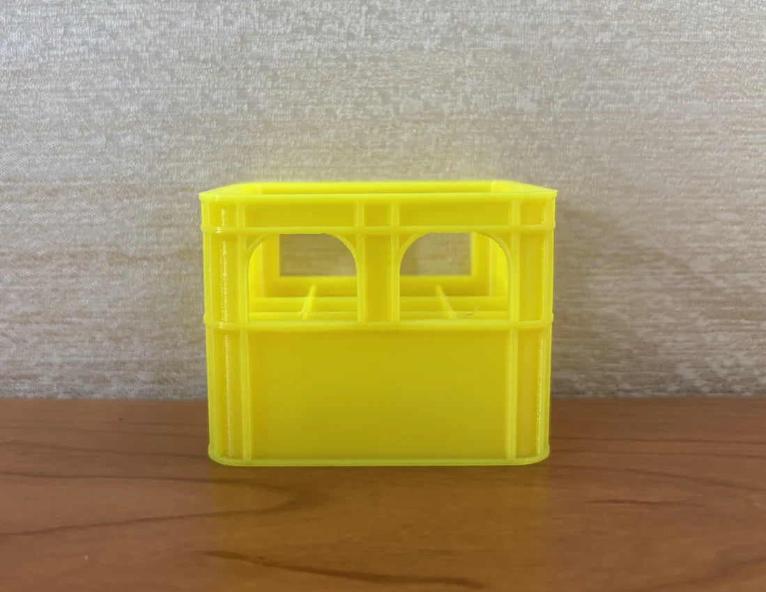 3D Printed DIY Battery Storage Box – Stackable Beer Crate for AA, AAA, and 9V Batteries Organizer