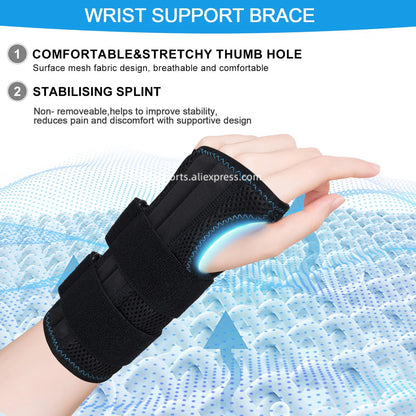 Adjustable Wrist Support Brace – Sport Wristband for Left & Right Hand, Fitness, Weightlifting & Pain Relief