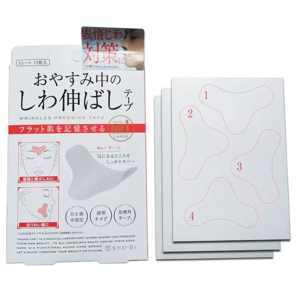 Forehead and Smile Line Patches – Transparent PE Anti-Aging Wrinkle Care Stickers for Nasolabial Folds