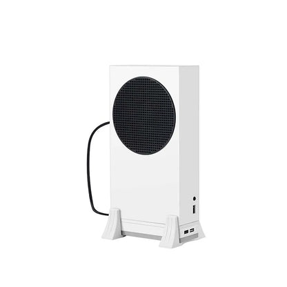 Vertical Stand for Xbox Series S – 3-Speed Cooling Fan with 2 USB Ports, Game Console Holder and Cooling Stand