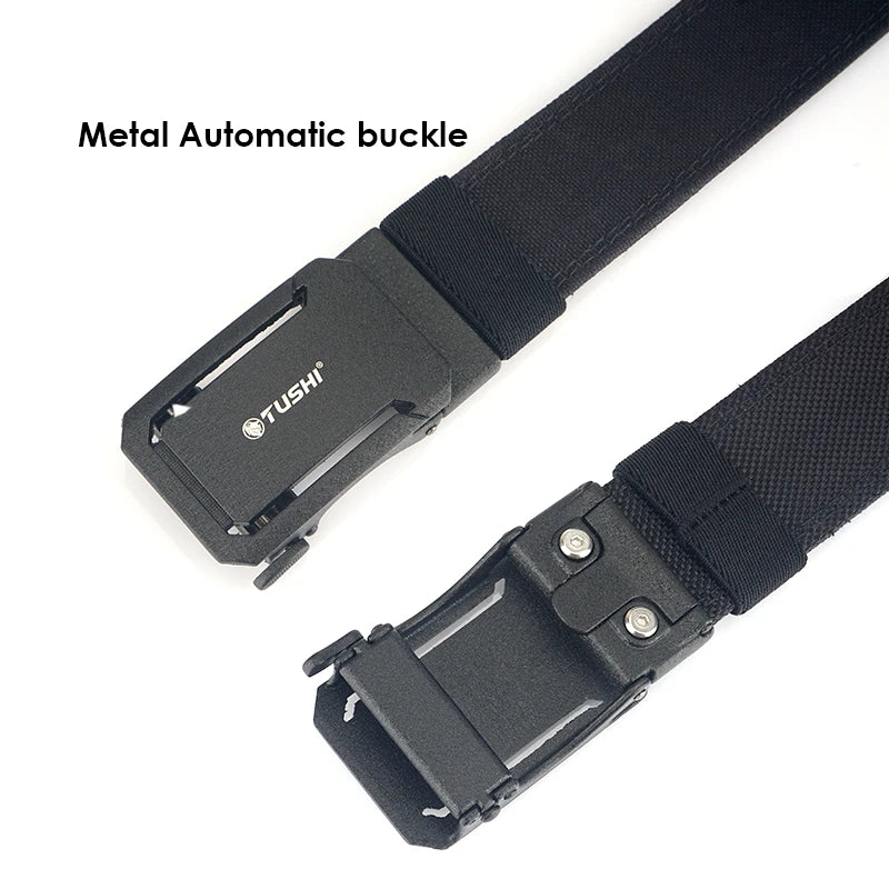 VATLTY Military Belt for Men – Sturdy Nylon with Metal Automatic Buckle, Tactical Police Duty & Outdoor IPSC Accessories