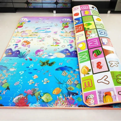 Baby Crawling Play Mat - Non-Toxic EPE Foam Safety Rug, 1cm Thickness, Two Thickness Options and Five Sizes for Kids’ Play Areas