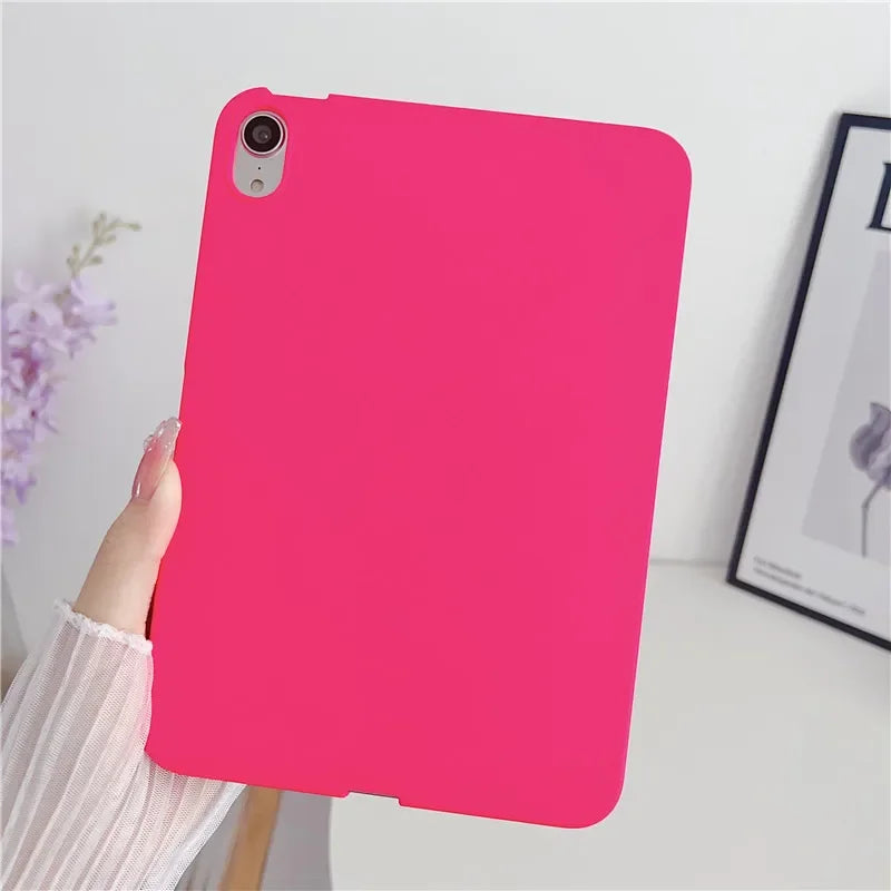 Candy Color iPad Case - Shockproof Protective Back Cover for iPad 7th–10th Gen, 9.7/10.9-Inch, Pro 11, Air 3–5 & Mini 4–6