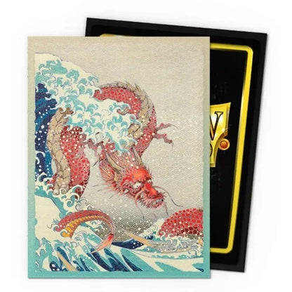 100pcs Dragon Shield Brushed Art Card Sleeves – 66x91mm Tournament Protector for PKM & PTCG Cards
