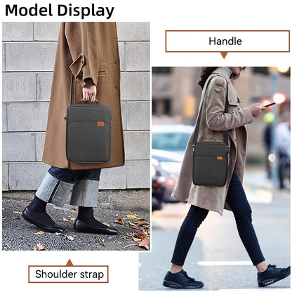 Waterproof Laptop Handbag Cover for MacBook Air and Pro - Multi-Pocket Notebook Bag for 9 to 13 Inch Tablets, 11-13 Inch