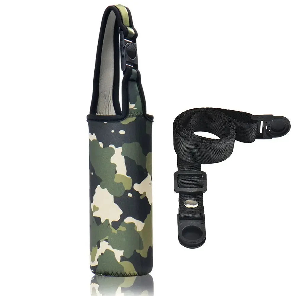 Universal Water Bottle Cooler Bag - Insulated High Capacity Pouch for Outdoor Travel, Camping & Hiking