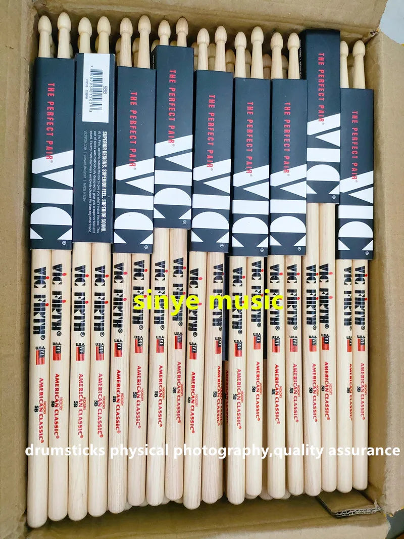 Original Professional Drumsticks – 5A, 5B, 7A American Hickory Drumsticks, One Pair for Musical Instruments