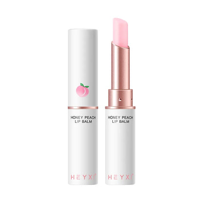 Honey Peach Color-Changing Lip Balm – Moisturizing Lip Plumper Hydrating Nourishing Lip Care Cosmetic