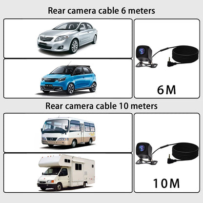 4K 2160P Dash Cam – Car DVR with CarPlay, Android Auto, Rearview Mirror Streaming, GPS, 5G WiFi, FM Radio, AUX