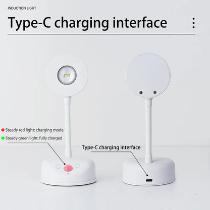 Motion Sensor Night Light Wireless USB LED | Kitchen Bedroom Living Room Wall Lamp | Indoor Lighting USB Rechargeable