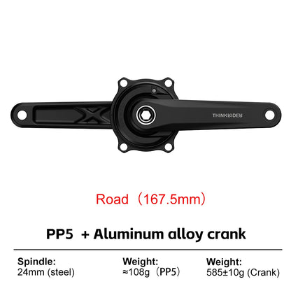 THINKRIDER PP5 Bike Power Meter - 4-Bolt 110BCD Cadence Crankset for Shimano