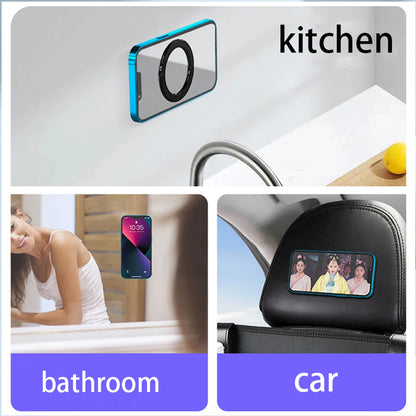 Magnetic Ring Holder for iPhone 14/13/12 – MagSafe Car Mount & Wall Stand for Phone, iPad, and Tablet