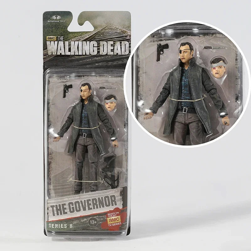 The Walking Dead Action Figure Collection - Abraham Ford Rick Grimes Michonne Governor PVC Model Doll Toys