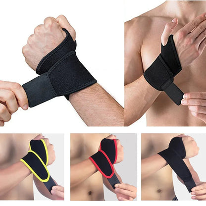 GOMOREON Wrist Guard Brace — Support Band for Carpal Tunnel Pain Relief & Fitness Wristbands