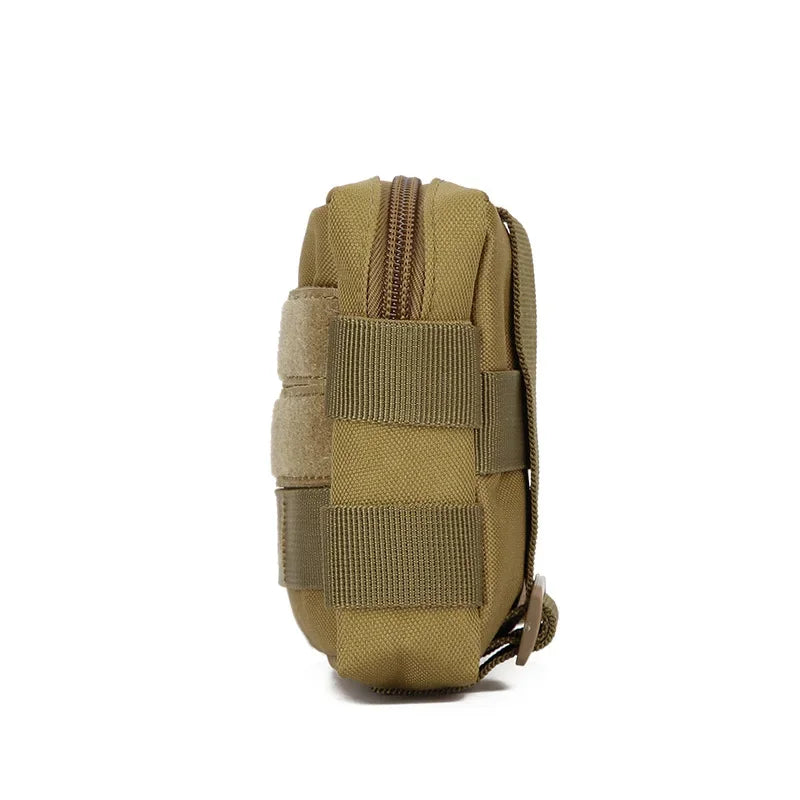 Tactical Waist Bag - Nylon Molle EDC Tool Pouch, Outdoor Camping Fanny Pack, Phone Wallet and Hunting Belt Purse