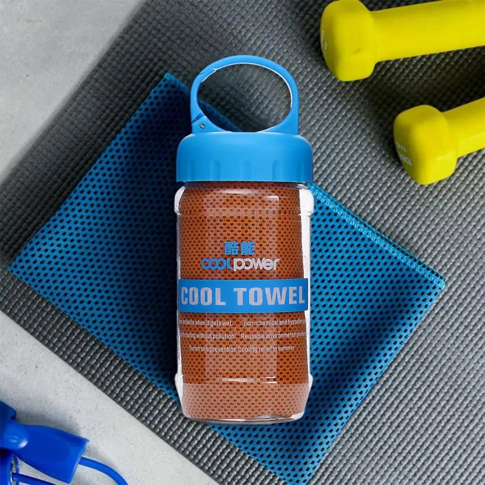 Instant Cooling Sports Towel – Quick-Dry Sweat-Absorbent Gym, Yoga & Workout Fitness Towel