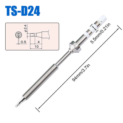 Pine64 TS100 TS101 Soldering Iron Tips – Replacement for Pinecil V2 & TS Series Models, B2 ILS BC2