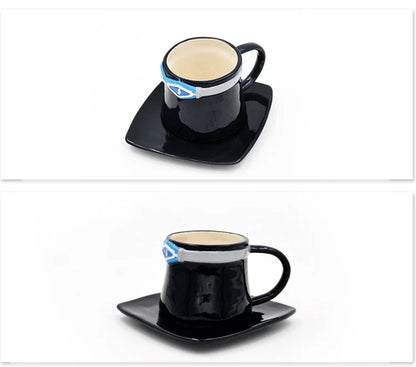 One Piece Mug – Creative Three Brothers Hat Shaped Coffee Cup, Anime Chopper, Ace & Sabo Ceramic Water Cup for Parties