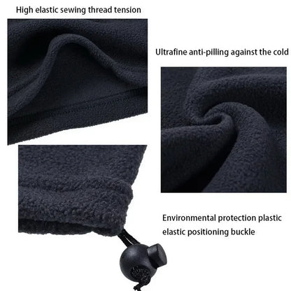 Fleece Warm Winter Windproof Neck Tube Scarf - Men Women Bandana Mask Half Face Cover for Cycling Ski Sport Camping Hiking