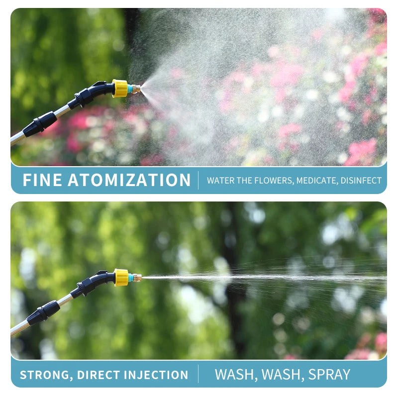 5L Electric Sprayer with 2400mAh Rechargeable Lithium Battery - Smart Agricultural Disinfection and Pesticide Dispenser for Gardens