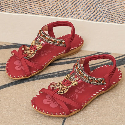 Women’s Summer Casual Sandals - Comfortable Walking Beach Shoes Outdoor Party Footwear for Ladies
