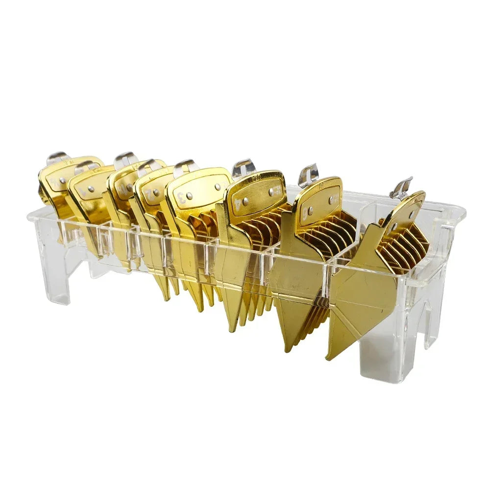8/10PC Universal Hair Clipper Guard Set – Professional Limit Guide Combs for Wahl Trimmers & Barber Accessories