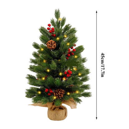 Christmas Tree Tabletop Decoration – Classic Artificial Family Ornament for Merry Christmas Party & Home Décor