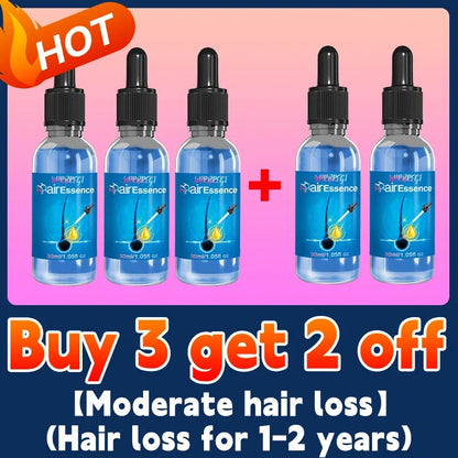 WPRBREGT Blue Hair Growth Serum — Essential Oil for Thicker Hair, Anti-Baldness Treatment