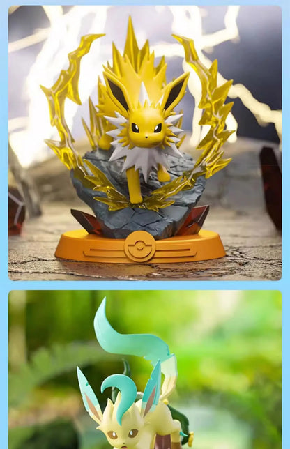 9-Style Pokemon Eeveelution Figures – Espeon, Sylveon, Glaceon, Leafeon, Vaporeon, Umbreon, Flareon Anime Pocket Monster Toy