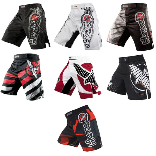 MMA Black Dragon Eagle Fight Shorts – Breathable Kickboxing Muay Thai Training Shorts, Lightweight Boxing Sports MMA Gear