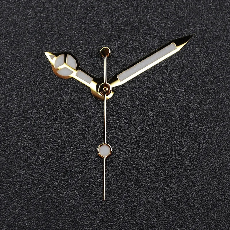 High-Quality Watch Hands – Polished Silver 12.5×12×8mm, C3 & BGW9 Green/Blue Luminous for NH35, NH36, NH34 Movements