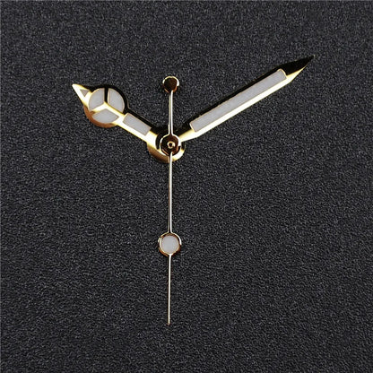 High-Quality Watch Hands – Polished Silver 12.5×12×8mm, C3 & BGW9 Green/Blue Luminous for NH35, NH36, NH34 Movements