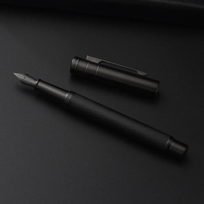 LT Hongdian Titanium Black Forest Calligraphy Pen — Student & Business Ink Pen with Gift Box