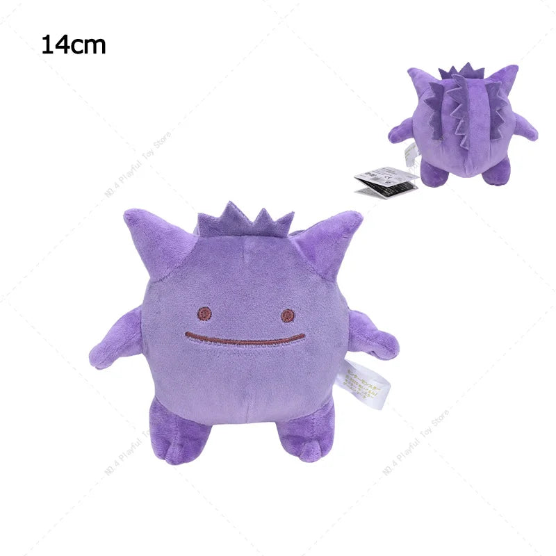 Pokémon Plush Set – Cute Oddish, Charmander, Ditto, Lapras, Dragonite, Magnemite & Omanyte Stuffed Dolls, Birthday & Christmas Gifts