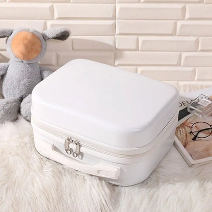 14 Inch Mini Women’s Carry-On Suitcase – Short Trip Travel Luggage & Makeup Bag