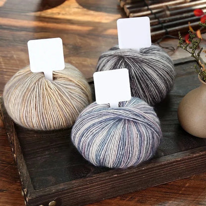 50g/Ball Gradient Cotton Wool Yarn: Soft Milk Yarn for Crochet, Knitting - DIY Scarf, Sweater, Hat Thread